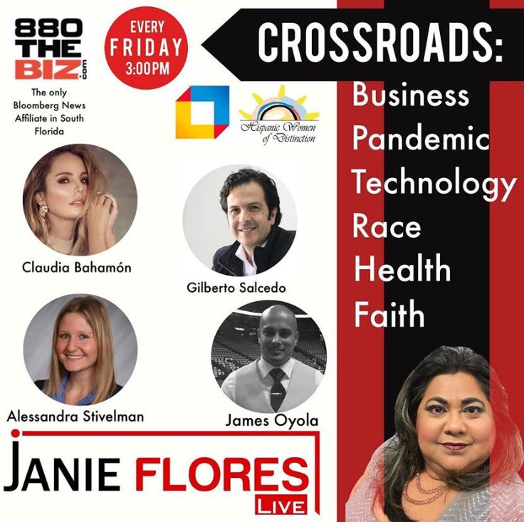 EisingerLaw's tweet photo. Tune in to @880thebiz this afternoon at 3:30pm for a live radio interview with partner Alessandra Stivelman, Esq. & @juanis111. We're so proud of Alessandra who was named a 2020 #HispanicWomanofDistinction honoree @elsentinelsur @elnuevoherald @LATINAStyleMag https://t.co/RvvizPPvEi