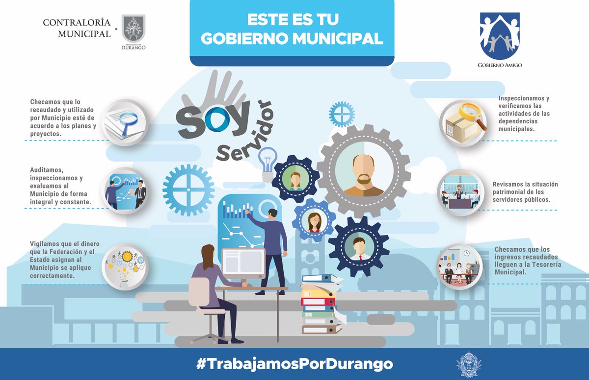 ContMpalDgo's tweet photo. Conoce las actividades que se realizan en la Contraloría Municipal 🔎📊 #TrabajamosPorDurango #SoyServidor https://t.co/yXoS5f6rIz