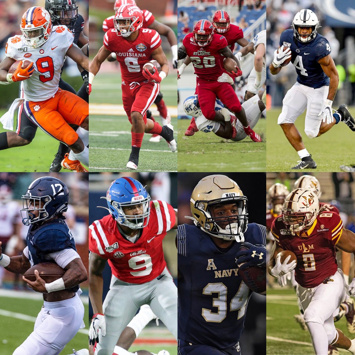 NoContextSEC's tweet photo. Top 8 Returning RB YPC Leaders
(Min 100 carries)

1-Travis Etienne (7.8)
2-Trey Ragas (7.1)
3-Malcolm Davidson (7.0)
4-Journey Brown (6.9)
4-Wesley Kennedy lll (6.9)
4-Jerrion Ealy (6.9)
7-Jamale Carothers (6.6)
8-Josh Johnson (6.5) https://t.co/TBRnSSgeSG