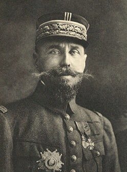 GEN Henri Gouraud, 1867-1946, commander of the French 4th Army in 1918.