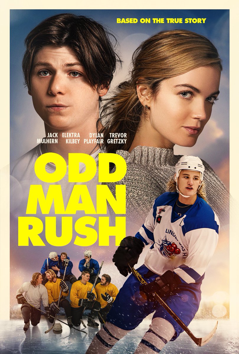 For all you hockey fans missing the game, ODD MAN RUSH starring Jack Mulhern and Letterkenny's Dylan Playfair will be available on VOD and digital September 1st from @pnwpictures.