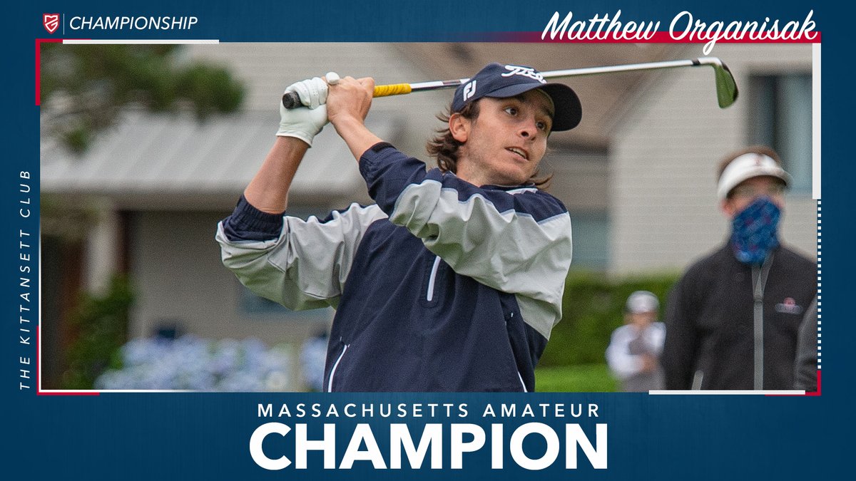 PlayMassGolf's tweet photo. Congratulations to Matthew Organisak, winner of the 112th Massachusetts Amateur Championship!

#MassAm | #MassGolf https://t.co/rCbCDwrMBD