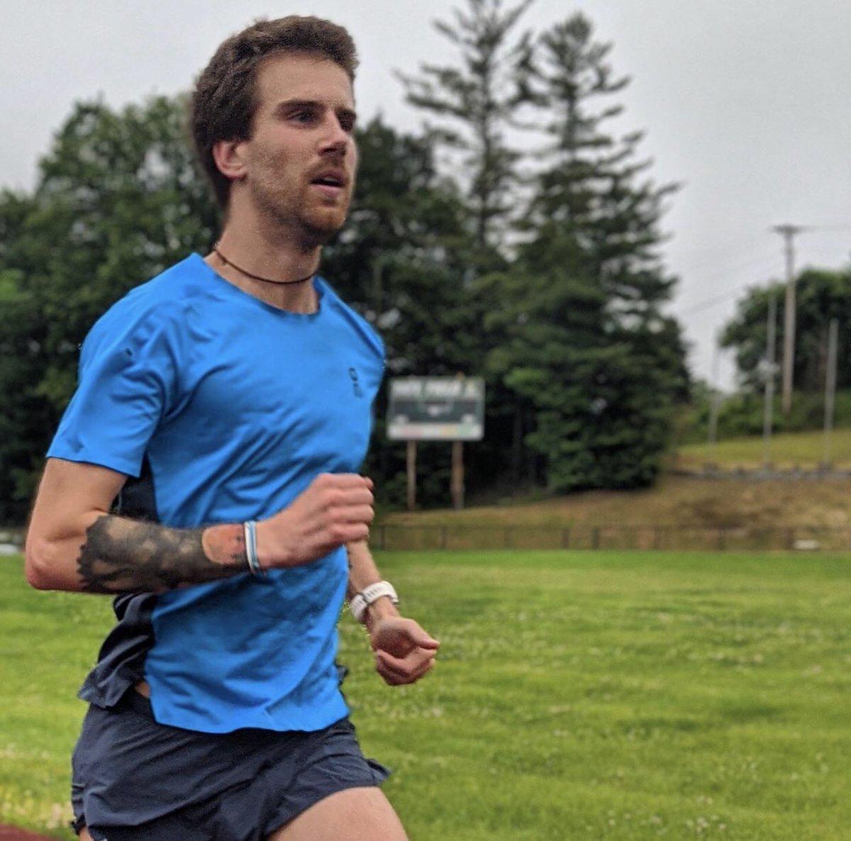 bth5k's tweet photo. Our next featured elite runner is @Matt_McClintock of @ZAPEndurance! During quarantine, Matt has been playing his guitar and is looking to obtain his @usatf Level 1 and 2 coaching certifications! #bth5k https://t.co/xBhCFAAhTV
