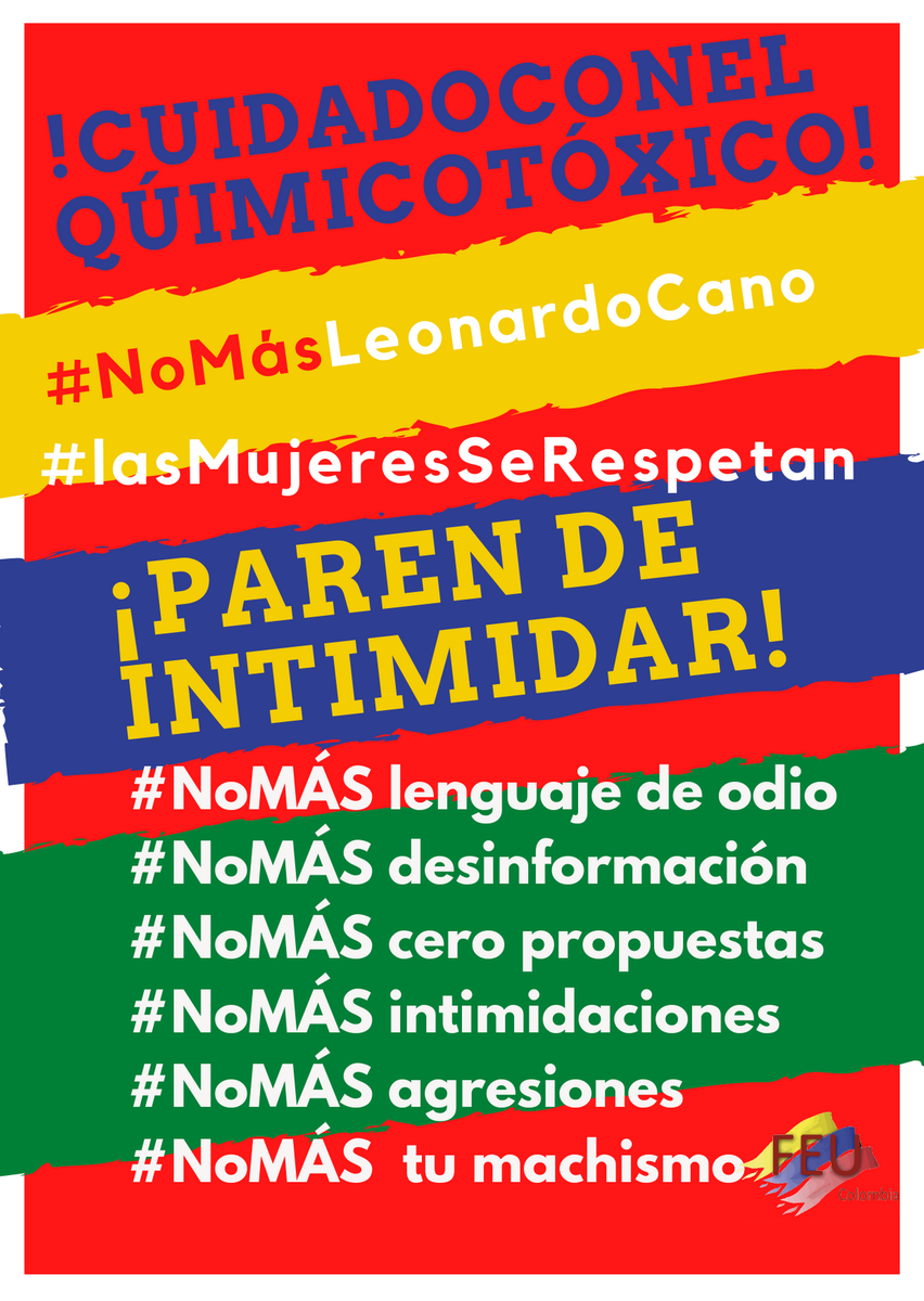 digital_accion's tweet photo. #Denuncia #Mujeres líderes, Estudiantes de la @Uniquindio alertan sobre #ViolenciaDeGénero, lenguaje de odio, intimidaciones y amenazas por parte de los señores José Leonardo Cano y Richard Monroy.
#LasMujeresSeRespetan  #NoMás💪👄 @FEUColombia @FEUQ https://t.co/5vi2hQLSWf