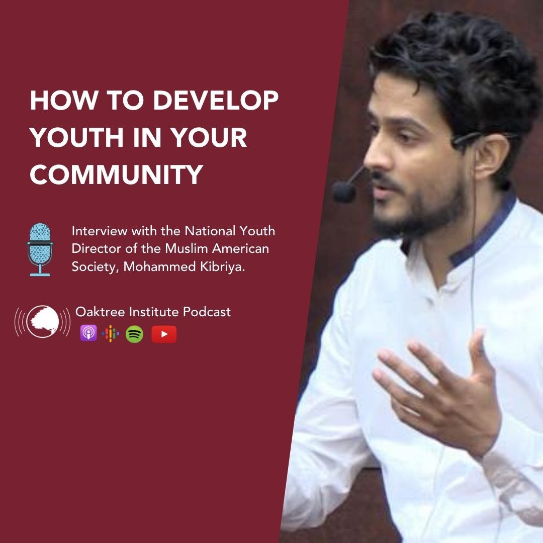 OTInstitute's tweet image. New Oaktree Institute podcast with Mohammed Kibriya, National Youth Director of the @mas_national. 

Listen to the full episode now! 

Apple 👉 bitly.com/oaktree-podcas…
Android 👉 bitly.com/oaktree-podcas…