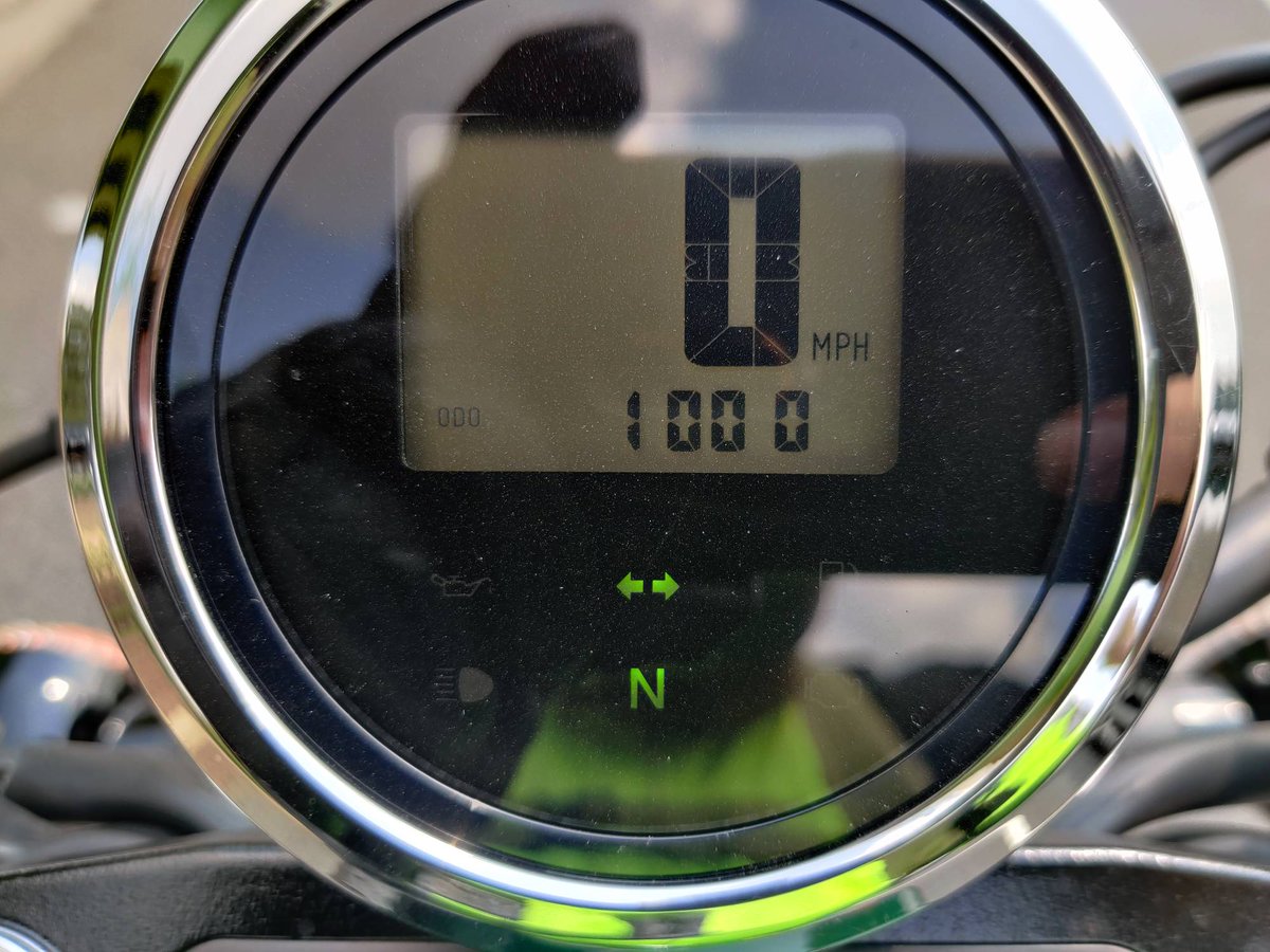 OfficialTatanka's tweet photo. Just cracked 1,000 miles on my @YamahaMotorUSA #StarMotorcycles #Bolt #CSpec today. What an #Adventure it has been! #love #motorcycles #neoclassic https://t.co/zCC9MbDcTD