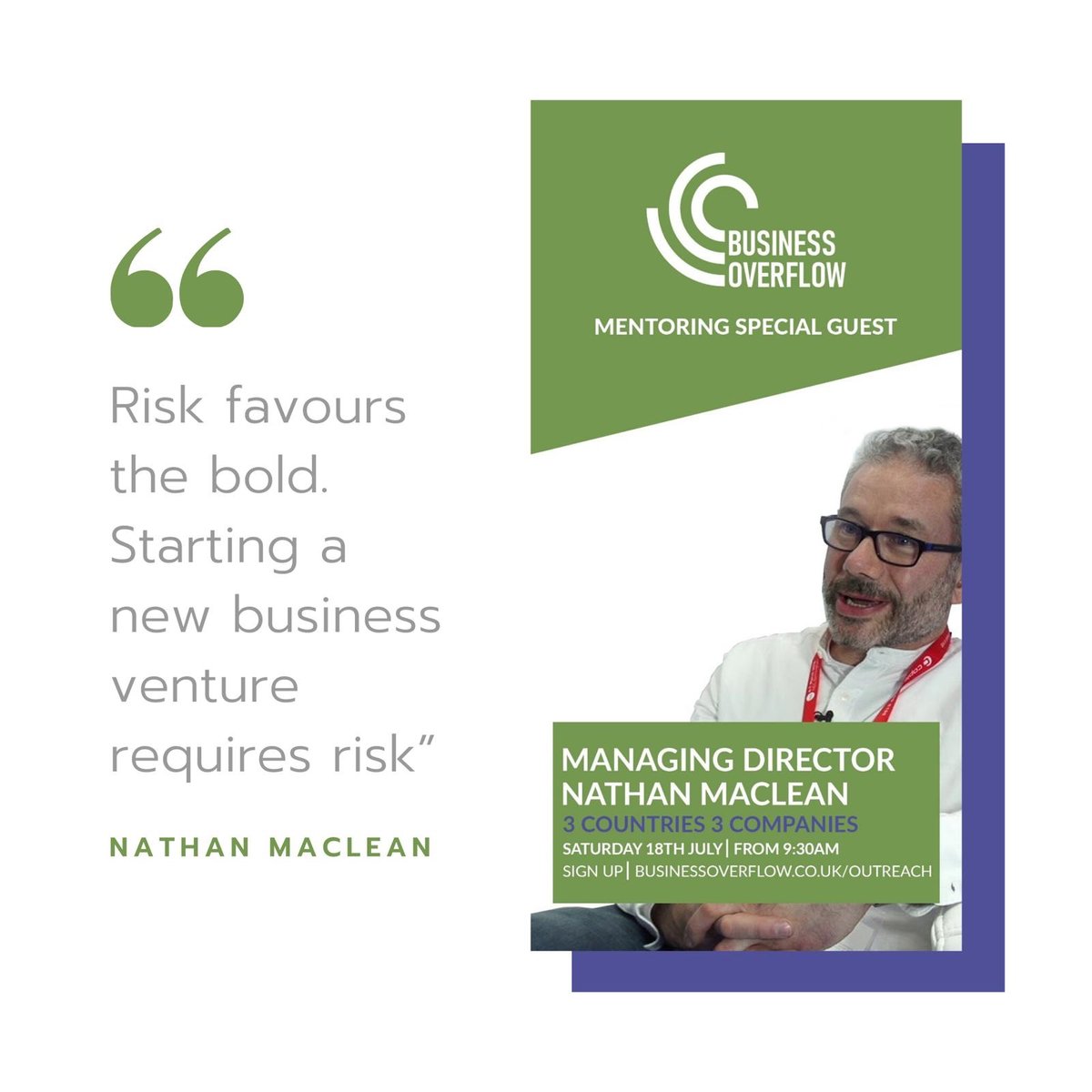 BizOverflow's tweet photo. Learn from one of the best creative visionaries in our upcoming masterclass with Managing Director Nathan Maclean.

Develop your creative vision for your business and/or career. 

Register here: https://t.co/Xe4xjNE1mr

#businessoverflow #mentorship https://t.co/01HTDczhtL