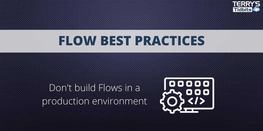 terrystidbits's tweet photo. I know it can be tempting to take a shortcut and go directly to prod, but you really don't want to do that if you don't want to accidentally change records in your company’s production org. #LightningFlow #FlowTraining #TerrysTidbits https://t.co/g2EwKzqYFL