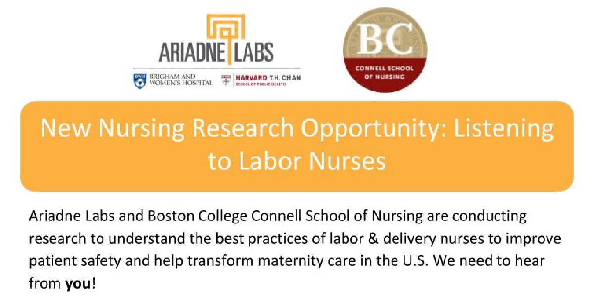 AriadneLabs's tweet photo. Are you a #labordeliverynurse, #labornurse, or #OBNurse? We need to hear from YOU to help transform #maternitycare in the U.S. Take our 20-min survey: https://t.co/f8hJIs3PT4 #NurseImpact #WhyINurse #NursesLead #NursingInFocus https://t.co/MdCERwmNIx