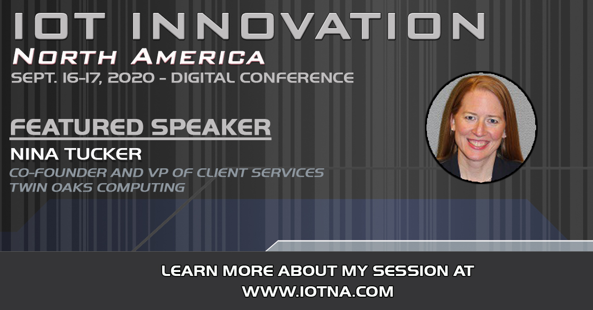 IoTShow's tweet photo. Introduction to the Data Distribution Service - Nina Tucker - Co-Founder and VP of Client Services • Twin Oaks Computing https://t.co/QOBNMEbNJo @TwinOaksComp  #IoT #IoTNA https://t.co/hv8g70YlUz