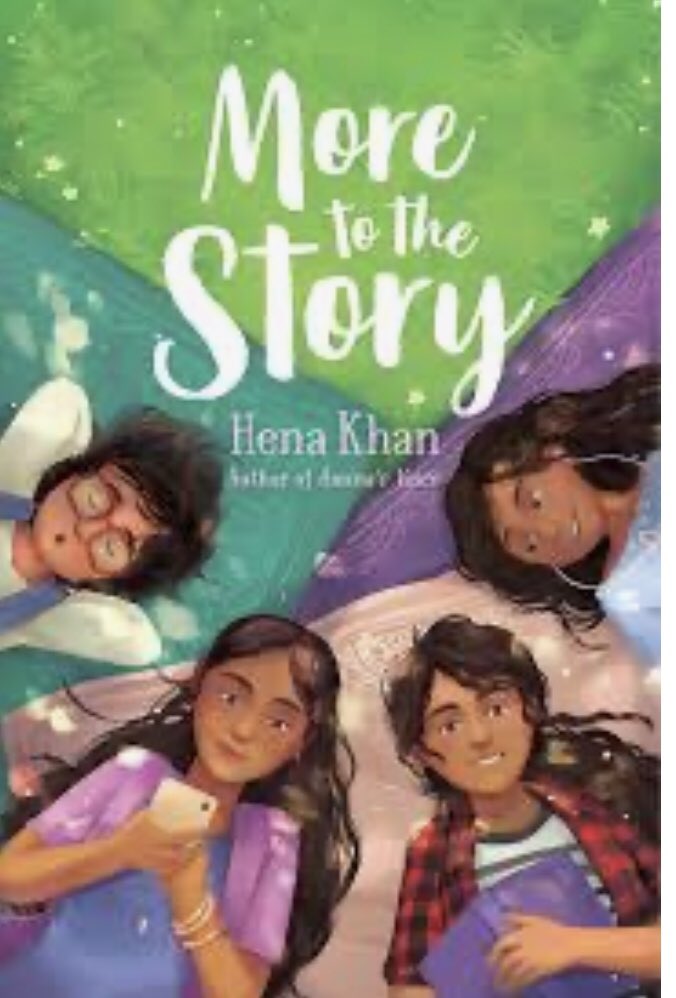 GreenawayLLC's tweet photo. The book More to the Story by @henakhanbooks did not disappoint. Can’t wait to share this one with students in the fall. #5of40 @GGreenawayEle @greenawaypac https://t.co/ldTQs38EEO