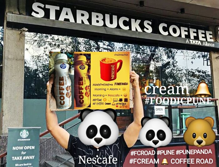 SACHINTAK55's tweet photo. #Coffee #Nescafe #Creambell #starbucks #FCROAD #PUNE #PUNEPANDA #PUNEPICITY #AAJKUCHTOOFANIFOODI #FOODICPUNE #FCOFFEE check out video 🔗 https://t.co/WTYfhzsU3k Best one Top one coffee Just Rs. 30 #BIGOBASKET https://t.co/sYwqBdrW1M