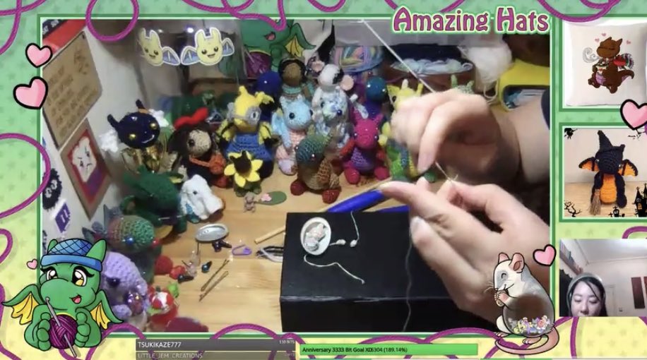 AmazeingHats's tweet photo. https://t.co/yaqMrEpPlW In the last hour of my streamiversary, and a TRIPLE #GIVEAWAY if we hit the rest of the goals! Unique gifts, stickers and shenanigans! 🥳🤩 https://t.co/A3KS0nCOdU