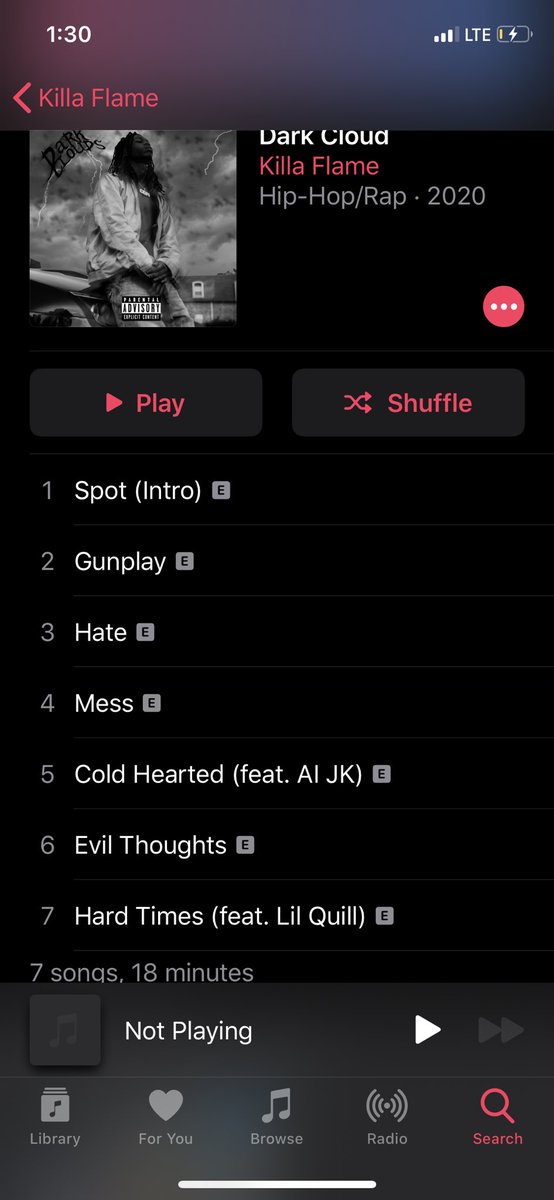 officialkillaf5's tweet photo. “DARK CLOUDS “ IS OUT ON ALL MAJOR PLATFORMS 📡📈📊RUN THAT SHIT 🔥🗣🗣 5 SINGLE &amp; 2 FEATURES 🥵🤯 @LILQUIL &amp; @Nice_Hands https://t.co/7cC7M9A9m9