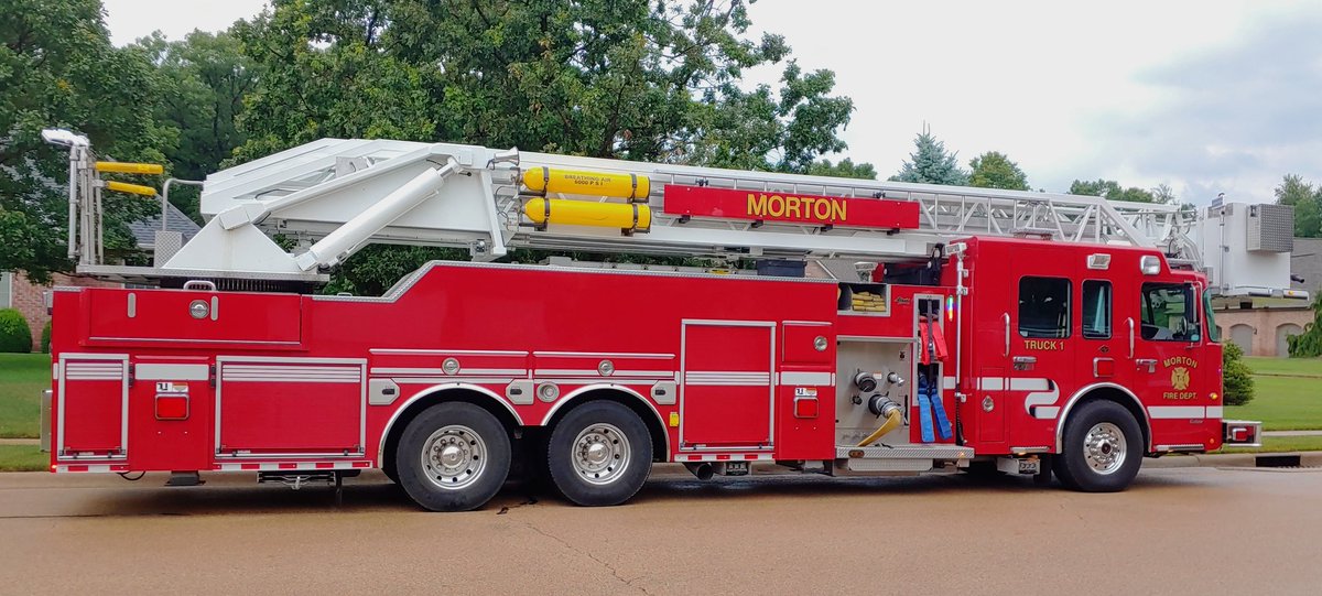 ffshifflett's tweet image. Morton,Illinois Truck 1 #ilfire #mortonfire #truck1