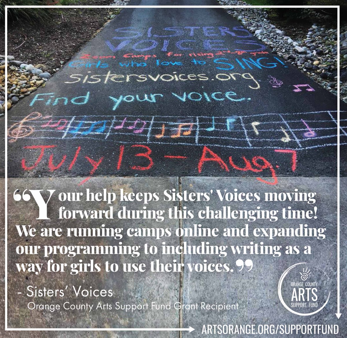 OCNCArts's tweet photo. Sisters' Voices was one org to get a grant from the OCASF to help get by while they either remain closed or under scaled-back operations. Our next application cycle opens Monday. Please donate now: https://t.co/sbcMD1aMrx
#chapelhill #carrboro #hillsboroughnc #creativeorange https://t.co/BMjDJu6bv0