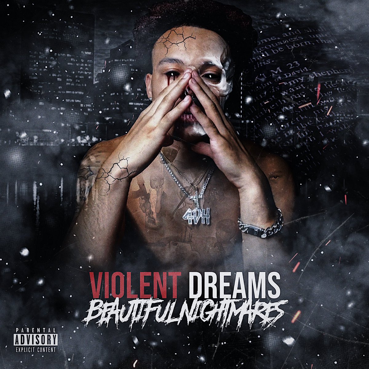 4boimayno's tweet photo. #SFETav just dropped the art for his first full length project #ViolentDreamsBeautifulNightmares 🤔 Thoughts and opinions? https://t.co/dmIBn6wEgG