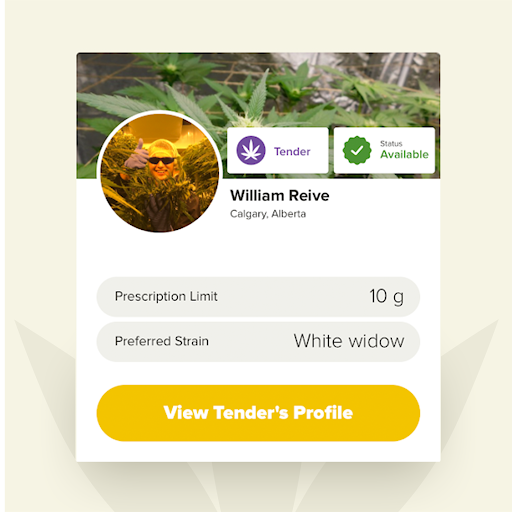 Weetender's tweet photo. Meet William: He believes home grown should be the only home for medical cannabis. William is a fan of White Widow which is known for its full-body relaxation. https://t.co/9VMWiXjuaD