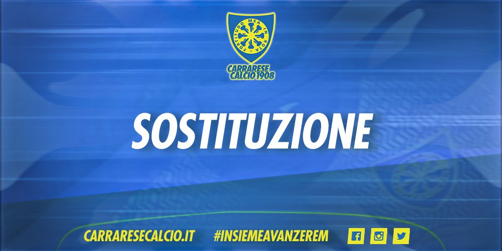 CarrareseCalcio's tweet photo. 76' | SOSTITUZIONI 🔄 
Esce #Calderini entra @Caccavallo10 
Esce #Valente entra #Tavano 

#BariCarrarese | 1-0 https://t.co/iv9tCge5zt