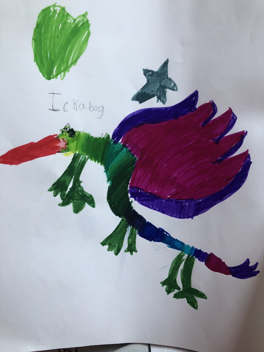 DanielleCReid's tweet photo. @jk_rowling late to the party with the illustration competition, went to upload to the website but found out I’m too late. Sad little 7 year old 😳🙈  We have been reading the book chapter or 2 before bed and it has been wonderful, we love it. Thank you https://t.co/A0cMD7ZYon