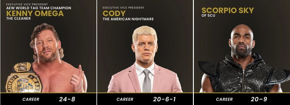 This is Scorpio Sky, one of the only 3, not even the DEMOGOD Jericho is part of the 20 win club on the AEW Roster, that's how much he is respected. He is a black veteran who just began his singles run in 2020lack of diversity