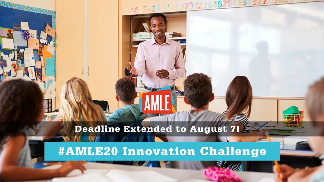 AMLE's tweet photo. Are you up to the challenge? $2500 to improve their classroom awaits the winner, get your submissions in by August 7, 2020: https://t.co/FxSTZiyiMb https://t.co/ryIu9wdc9f