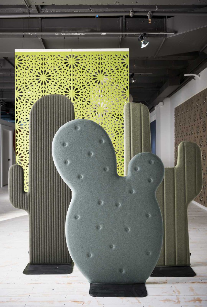 BOS_Workspaces's tweet photo. Looking for a fun way to brighten up your workspace? 

Check out the BuzziCactus by Haworth Collection's BuzziSpace.

"BuzziCactus is a freestanding screen that easily improves any open or sparse office as it helps reduce noise—no matter what shape you choose."

#BuzziSpace https://t.co/tm3bntSiC2
