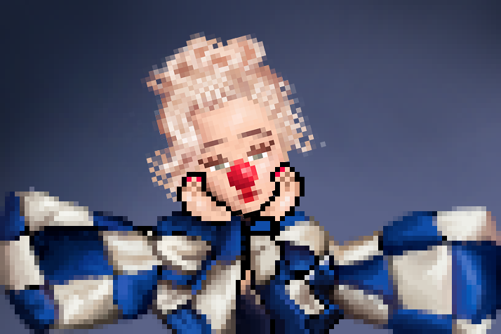 swteclipse's tweet photo. I had to do my version as well so...😳

Did I hear sad clown in pixel art? lol

Smile 14 August, support mom!! @katyperry 

Please help me make Katy notice this! #Smile #KatySmile #PixelArt 🎪 https://t.co/MHTpGobRtH