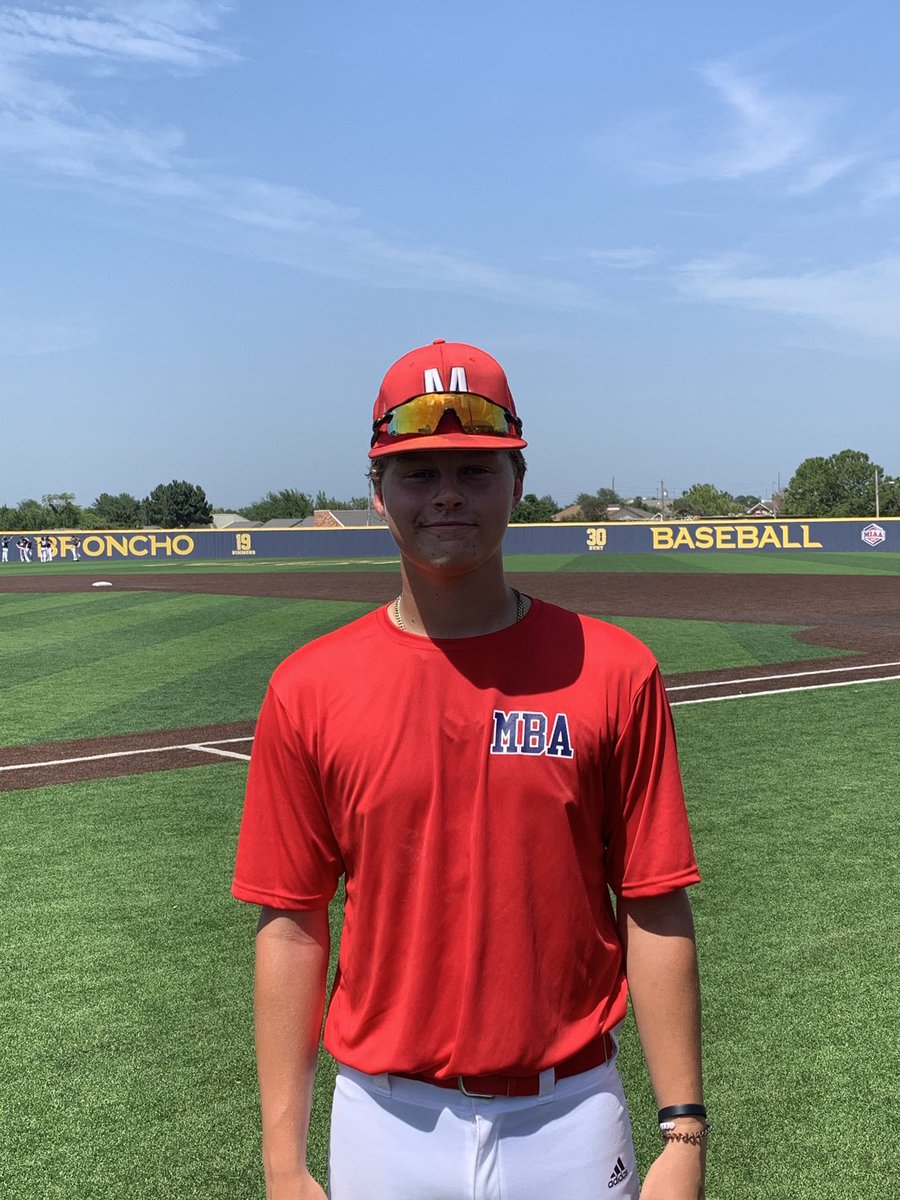 FiveTool's tweet photo. @FiveToolOK F: Machine Baseball Academy 16U 14, Texas Oilers 16U Nowell 2
PoG: Ethan Dulin 2-3, 2B, 3 RBI, 2 R
Pitch: Jake Burney 6 IP, 2 K, 1 ER
Notable: Cole Harrison 2-3, 3 RBI, R https://t.co/ZlDQYic3TM