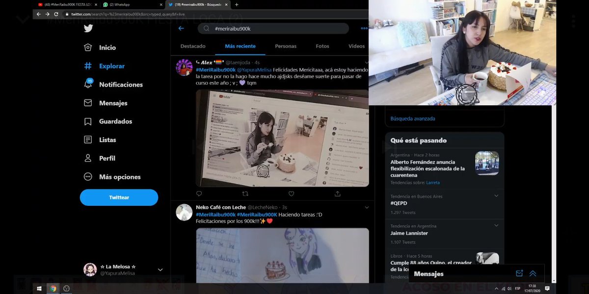 ka_kasuki's tweet photo. #MeriRaibu900k AHHHHH FELIZIDADES MERI https://t.co/fT6Bc0AQBn