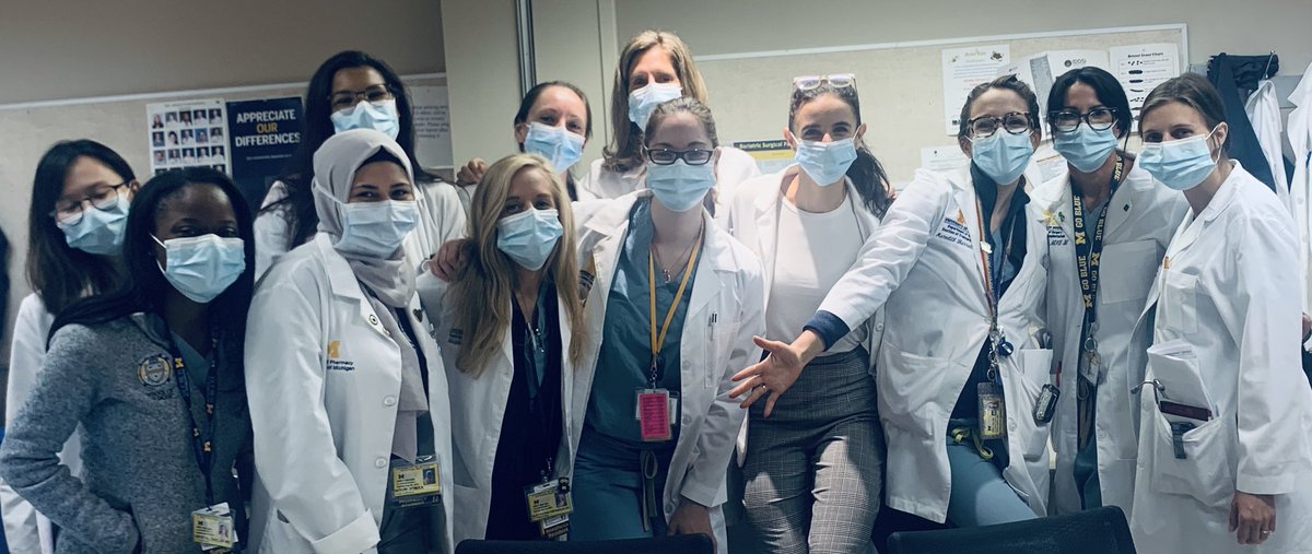 Meredith Barrett (@sparklyscalpel) on Twitter photo To anyone that has been told medicine is for men or surgery (especially transplant) isnt the right choice for women:
I present to you this AMās <a href="/UMichSurgery/">Michigan Surgery</a> transplant rounding team
(Notably <a href="/mary_shen/">Mary Shen MD, MSc</a> was absent as she was sewing in a kidney)
#WhyUMichSurgery
#WhoRuntheWorld To anyone that has been told medicine is for men or surgery (especially transplant) isnt the right choice for women:
I present to you this AMās <a href="/UMichSurgery/">Michigan Surgery</a> transplant rounding team
(Notably <a href="/mary_shen/">Mary Shen MD, MSc</a> was absent as she was sewing in a kidney)
#WhyUMichSurgery
#WhoRuntheWorld
