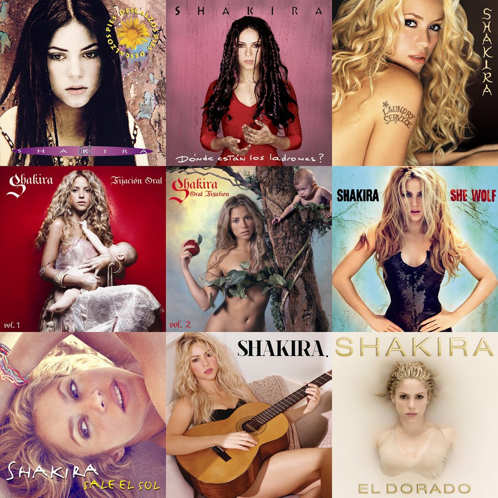 Ranking  @Shakira’s albums from worst to best (a thread):