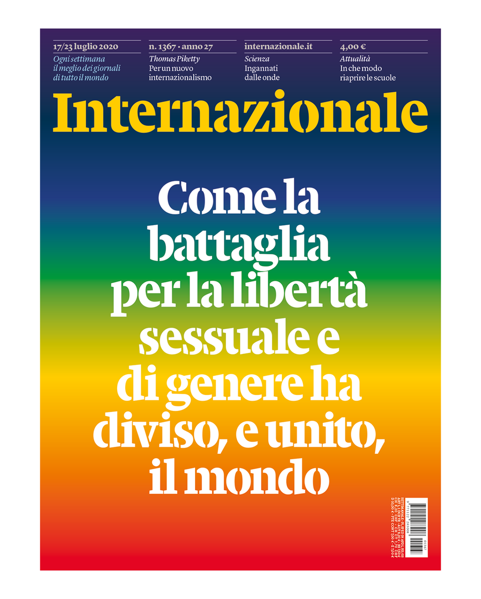 NEW ISSUE! Come la battaglia per la libertà sessuale e di genere ha diviso, e unito, il mondo. In edicola con <a href="/Internazionale/">Internazionale</a>