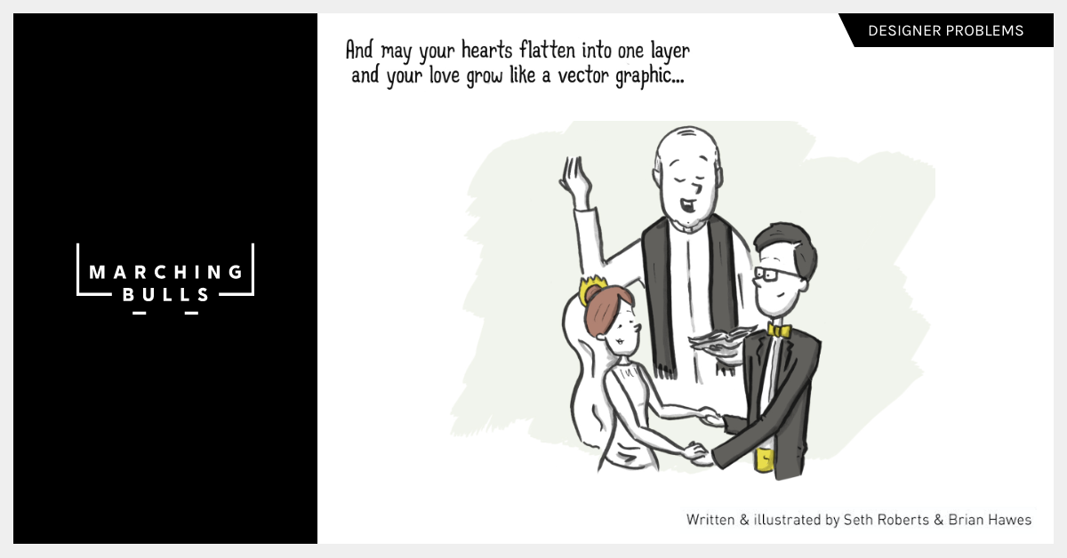 A designer’s dream wedding! #designerproblems #design #creativity #funny #funnyfriday #humor