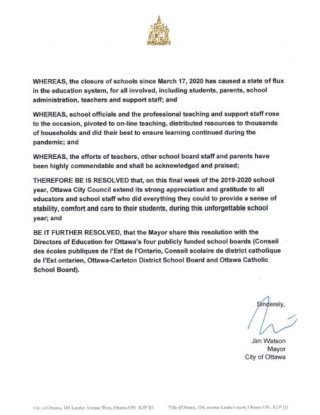 OCDSB tweet media