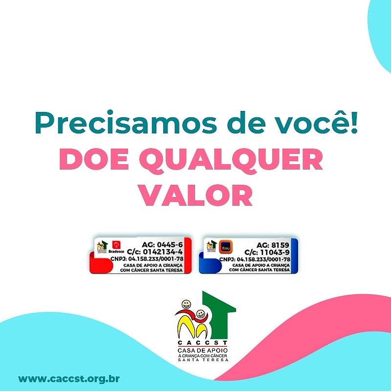 CACCST's tweet photo. ESTAMOS PRECISANDO DE VOCÊ!! Mas do que nunca, precisamos do seu apoio, para continuar cuidando de nossas crianças.  #juntossomosmaisfortes ❤🙏 https://t.co/jh2QSU0RqM