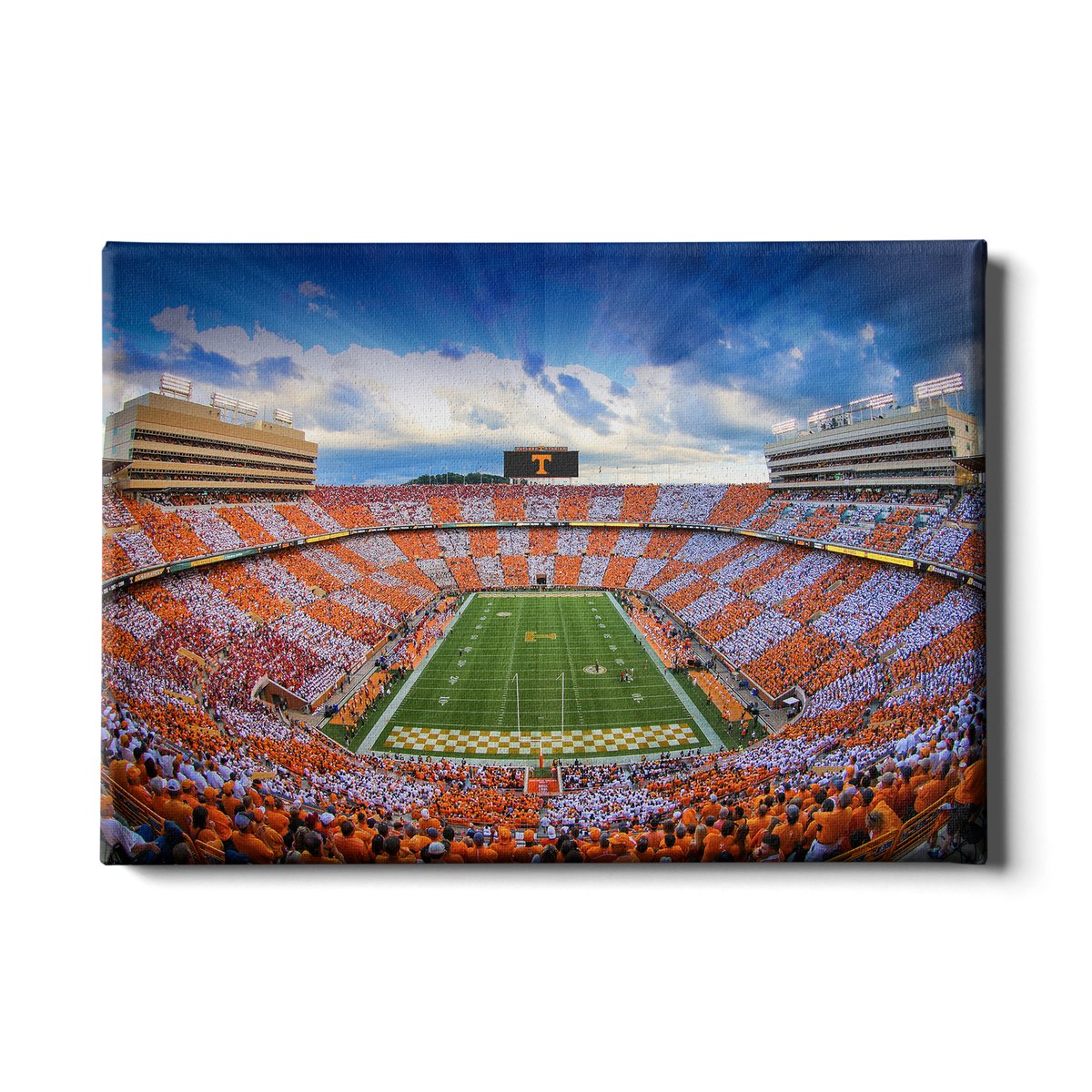 Sunset Shot of Neyland Stadium. See more Tennessee Volunteer images at collegewallart.com. Now you can enjoy Free Shipping in the US.