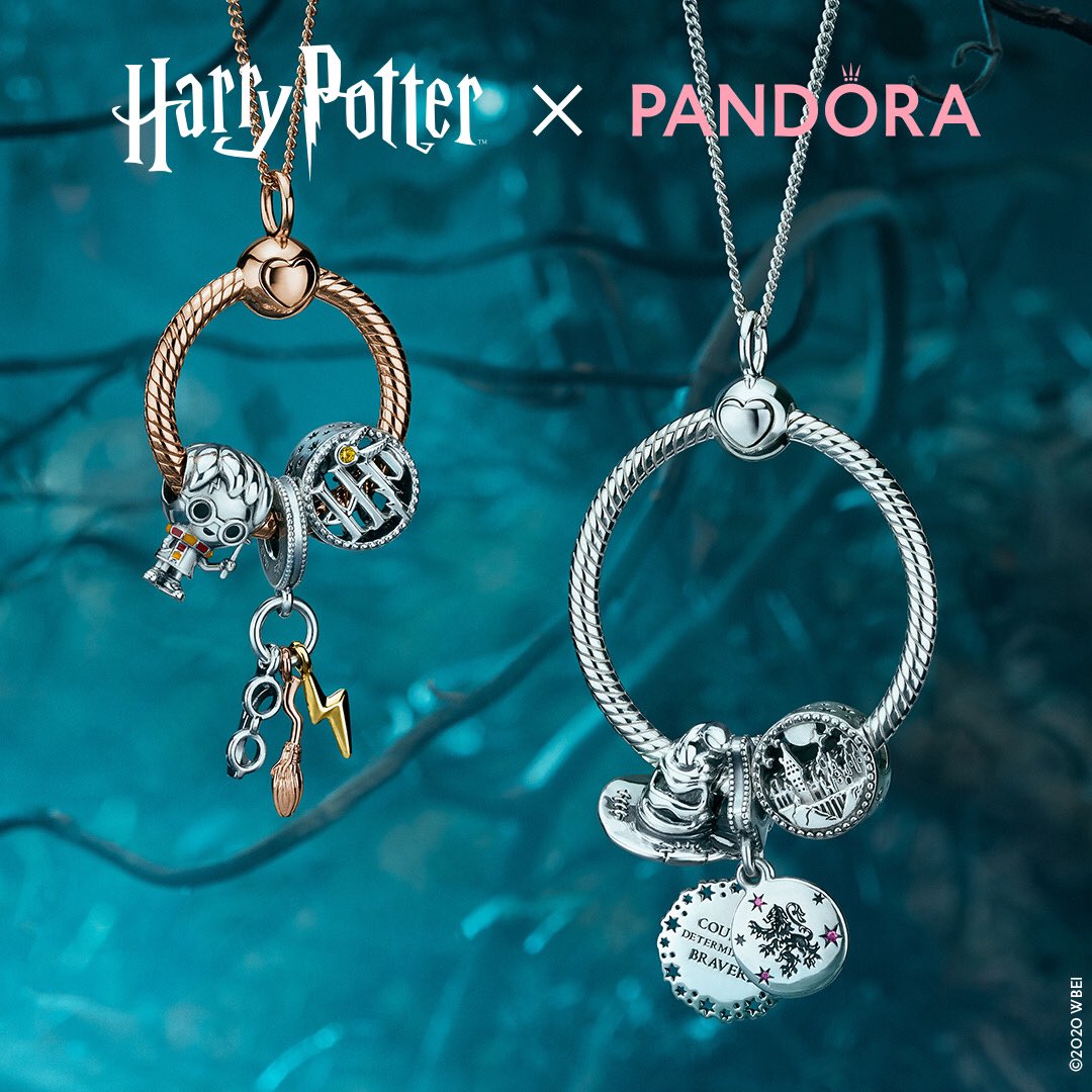 PANDORAptbo's tweet photo. New spellbinding charms from the Harry Potter x Pandora collection have just landed. Visit us in-store to check them out! https://t.co/UJlTcN0fjO