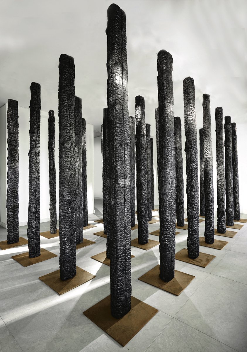 PhilippePastor1's tweet photo. Destinées à sensibiliser le public aux incendies de forêts, les sculptures "Les Arbres Brûlés" sont devenues de véritables symboles de la lutte contre la déforestation.

Exposition "Est-ce que ce monde est sérieux ?" du 24 juillet au 4 octobre 2020 au Musée De Bormes Les Mimosas. https://t.co/tnqvAuLwMP