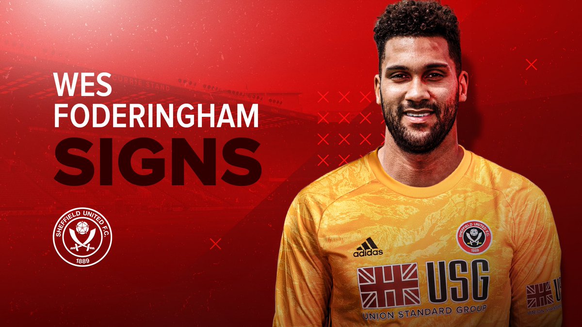 SheffieldUnited's tweet photo. Welcome to the Blades, Wes 🧤 https://t.co/TRGq0wz075