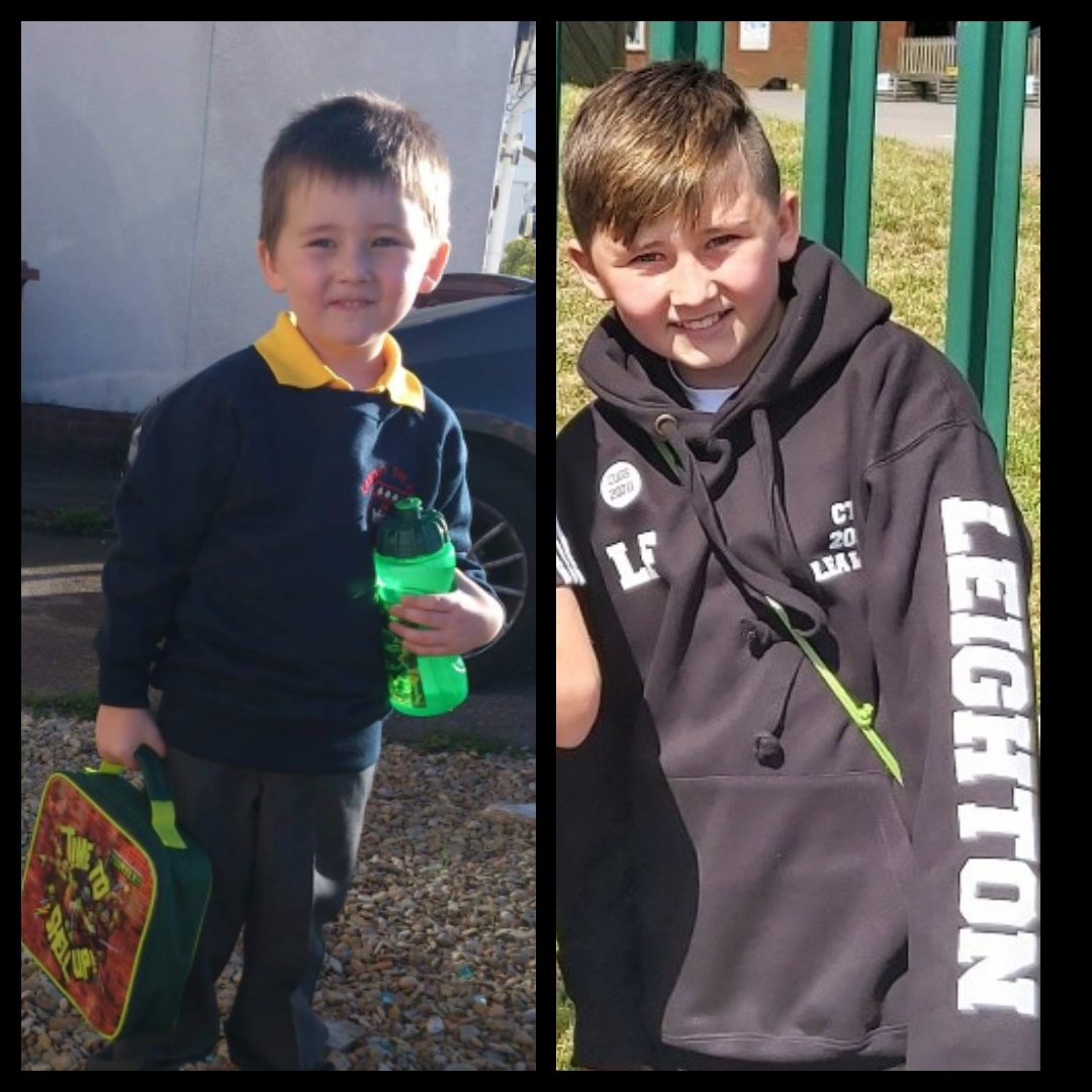 sarndonna's tweet photo. End of an era @CtK_RDG  Thankyou to all of the wonderful staff and the community of CTK who been such an important part of our life since 2012! Onwards and upwards to secondary school! Think i might have to stop calling him my baby now 😂. #1stday #LastDayOfSchool https://t.co/Gb2NZ8MguW