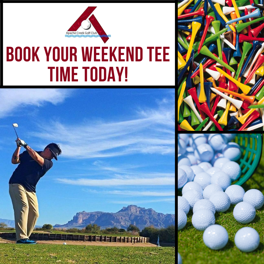 ApacheCreekGC's tweet photo. Book your weekend round with Apache Creek!
Visit https://t.co/Oo093nz6uV to book online now! https://t.co/dhXMJfCQbo