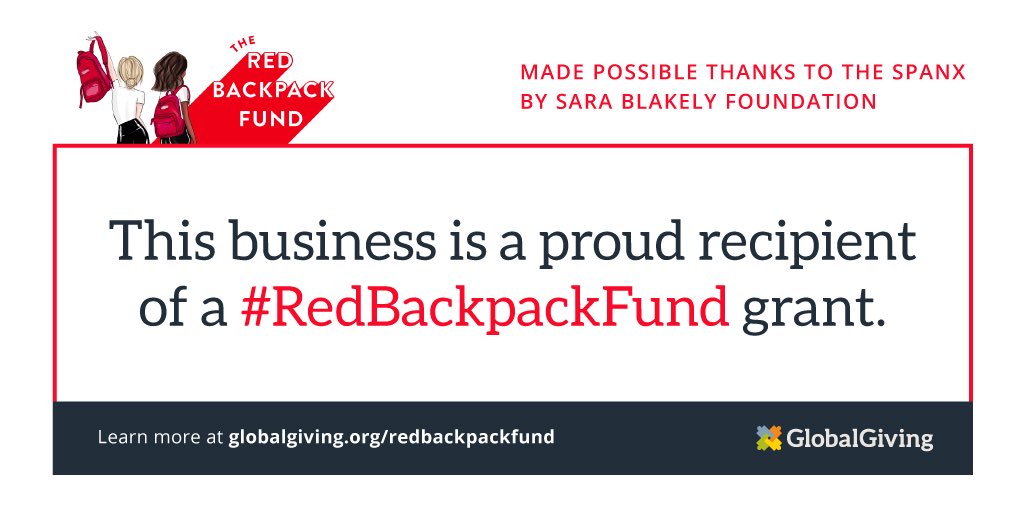 HeightsAba's tweet photo. Wow! New Heights ABA is receiving a $5,000 grant from Sara Blakely and @Spanx as part of their #RedBackpackFund with @GlobalGiving to support female entrepreneurs through #COIVD19. Thank you! https://t.co/NaLlC96L7B