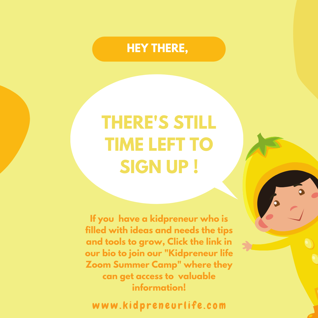 KidpreneurLife's tweet photo. We are excited about what's to come in the next following weeks! To sign up for our Zoom Summer Camp Session visit https://t.co/GVnEZdqr3E https://t.co/TRpxbCHwiP