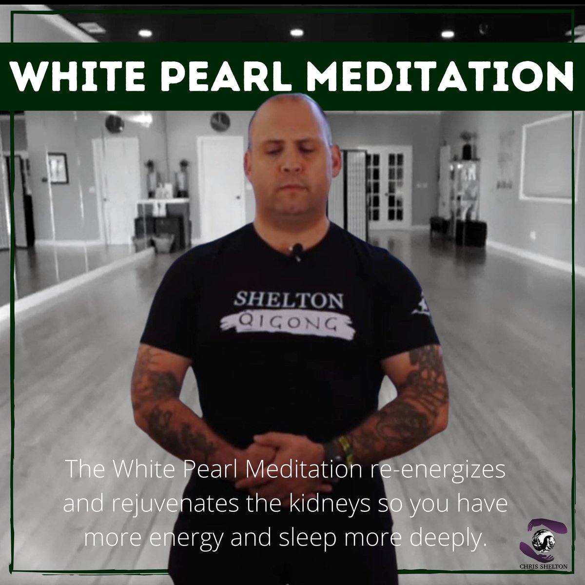 sheltonqigong's tweet photo. The White Pearl Meditation re-energizes and rejuvenates - follow along with our video here -
https://t.co/i80qBoIpz7
#SheltonQigong #ChrisShelton #ChrisSheltonQigong #MorningCrane #QigongTeacherTraining #QiClub #TheQiClub #HomeRemedies #DIY #EnergyFlow #GoodVibes #SummerVibes https://t.co/n3sR08yZZy
