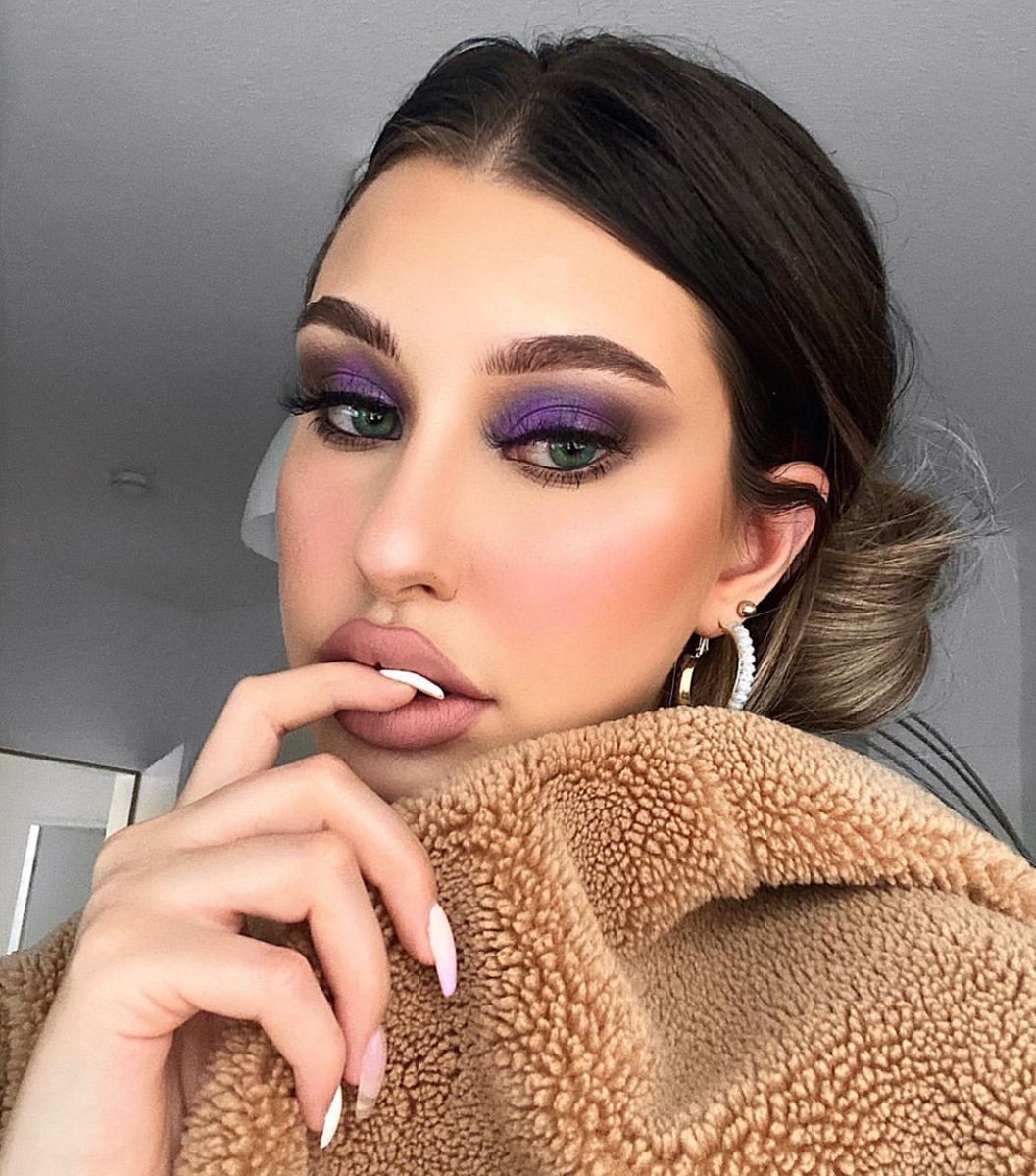 Purple Vibes 💜 Die liebe <a href="/gloschi/">Gilson Loschi</a> hat für diesen wunderschönen Look die 1991 by <a href="/alyciamarie/">Alycia Marie</a> Palette verwendet! #bhcosmetics #bhxalyciamarie