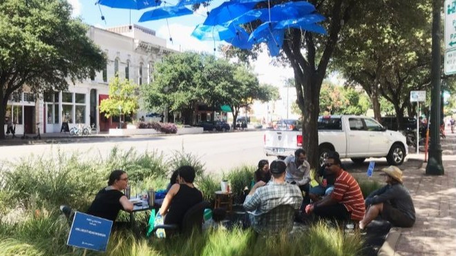 Urban_Main's tweet photo. Creating a #parklet or #pedlet in your commercial district? Our new brief created in collaboration with @AARPLivable explores the benefits, outlines a set of considerations for local leaders, & provides examples: https://t.co/49yPRYIUIc
#MainStreetForward https://t.co/RkKBN8C4ZA
