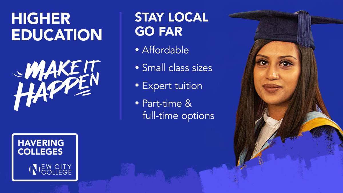 NCCArdleigh_'s tweet photo. Stay local, go far.

Apply for one of our Higher Education courses today and #MakeItHappen - https://t.co/7B7mANZFKu https://t.co/qXh2Zlf8Oh