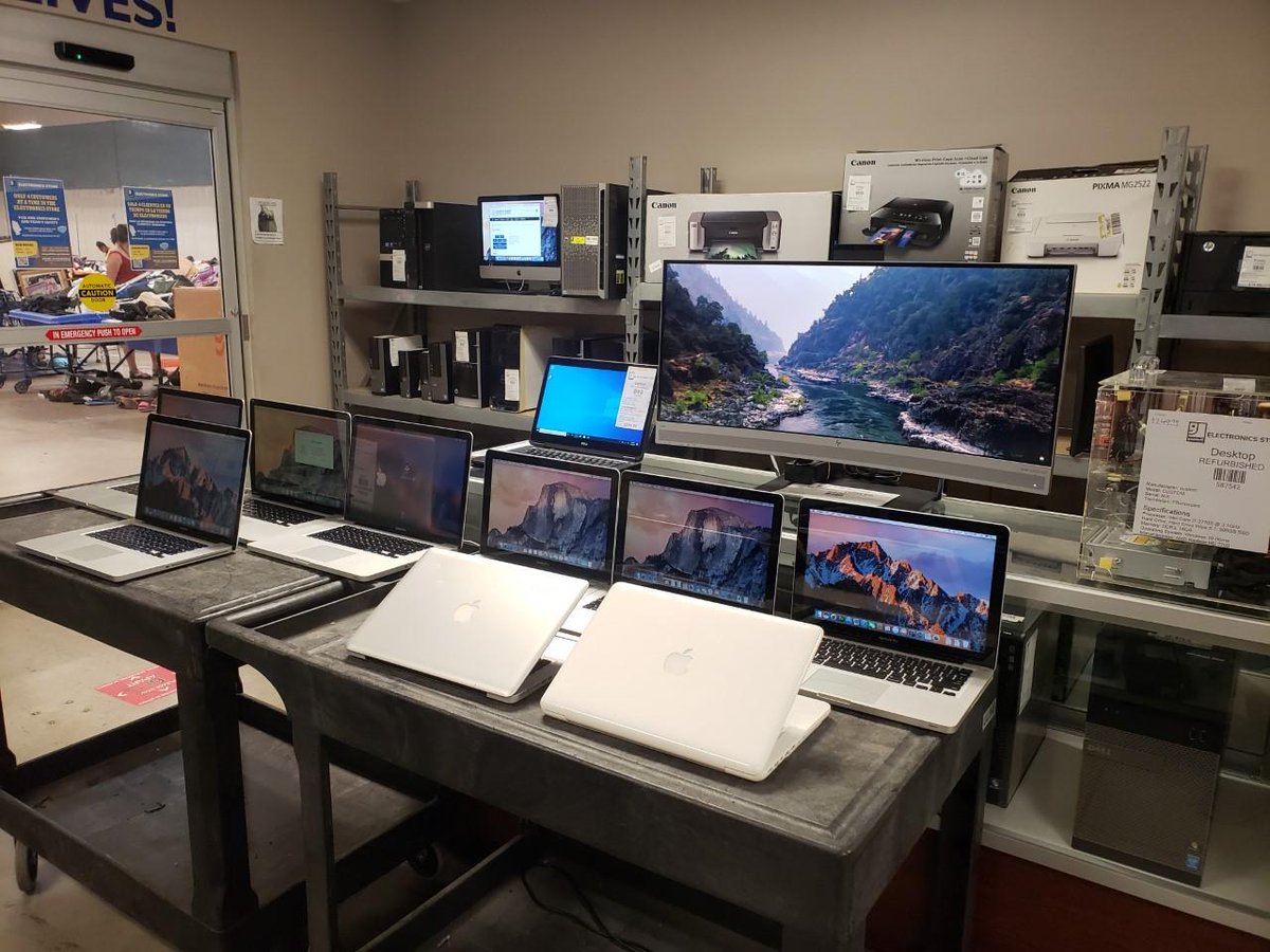 goodwillsa's tweet photo. Goodwill Electronics Store on #Google #DiscountElectronics
Large selection of Apple Macbook Computers!
2007-2012 Macbooks
From $49-$399!!
(210) 271-8806 β’ ElectronicStore@GoodwillSA.org
https://t.co/loFnEylYVj https://t.co/mcbJhHN0A5