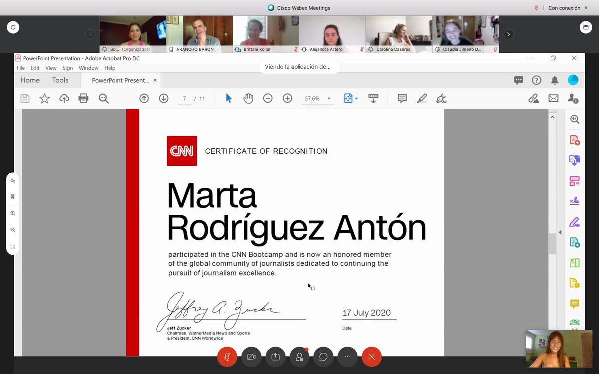 Alumnos_CAV's tweet photo. Nuestros alumnos de #Comunicación se acaban de graduar en el #bootcamp de #CNN. Es la primera alianza virtual de @CNNEE con una universidad. ¡Felicidades a los graduados!

Estudia Comunicación en la @universidadcjc #Periodismo #ComunicaciónAudiovisual #PR #Marketing #SocialMedia https://t.co/7B31EWjH6B